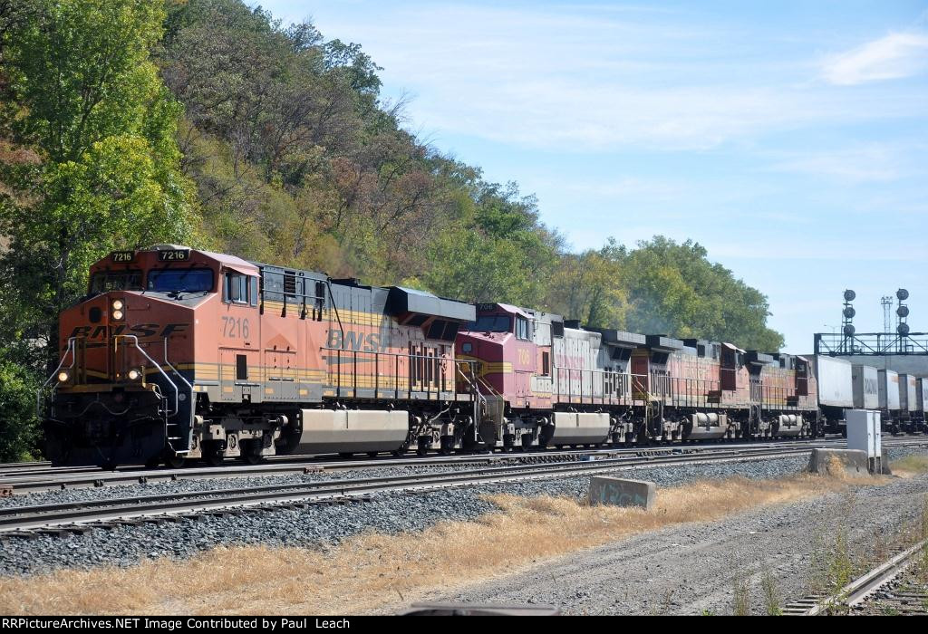 Z train cruises west through Hoffman